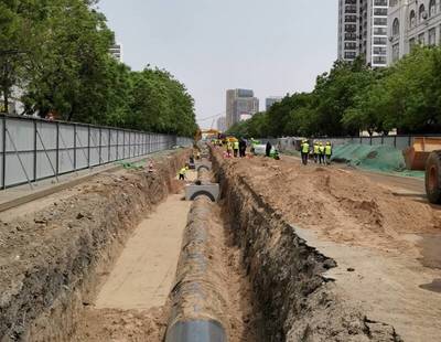 济宁古槐路交通疏解项目管线施工提前两月告捷，市政工程建设跑出“加速度”