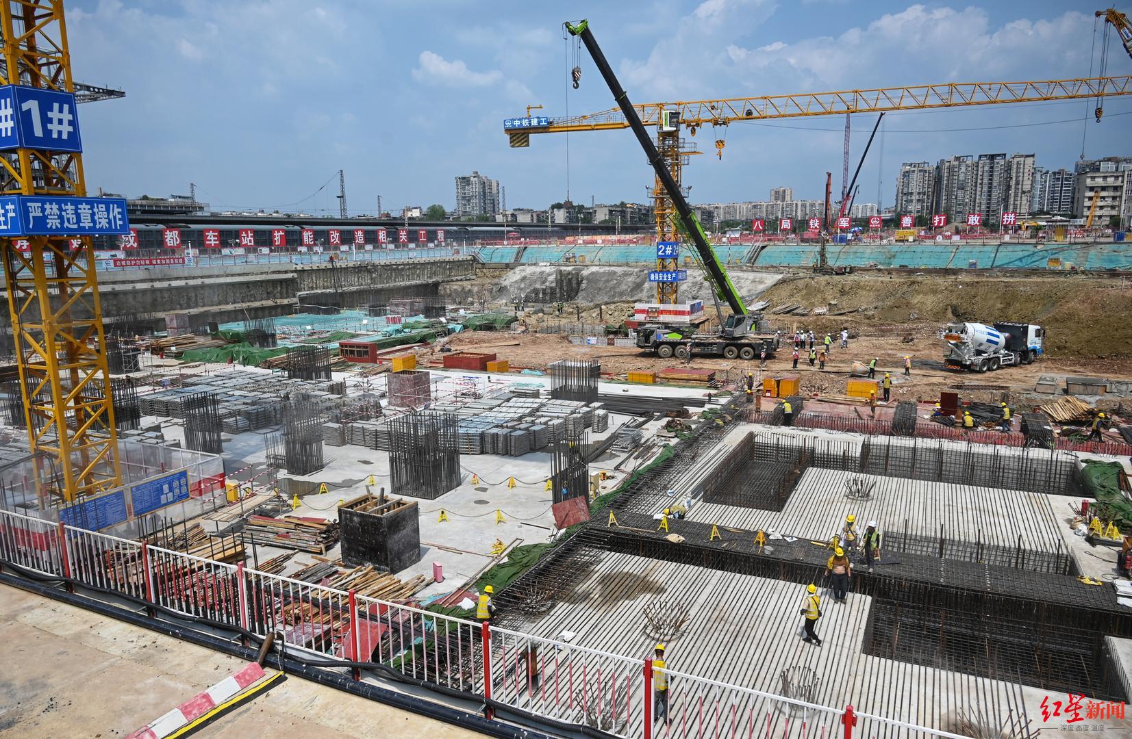 火车北站扩能改造进入二阶段施工，商贸大道下穿隧道预计年内通车